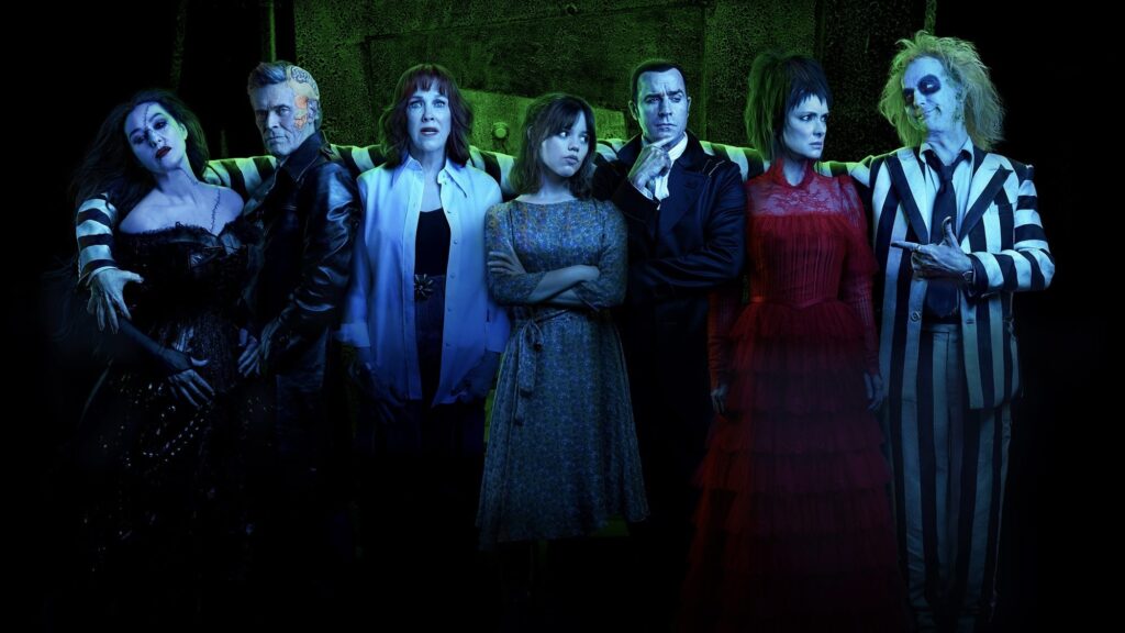 ALT: Beetlejuice Beetlejuice: comédia, terror e fantasia